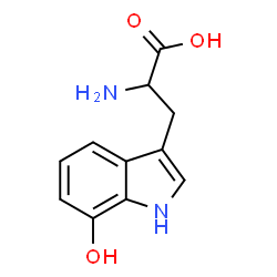 ChemSpider 2D Image | 7-Hydroxytryptophan | C11H12N2O3