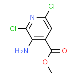 ChemSpider 2D Image | Methyl 3-amino-2,6-dichloroisonicotinate | C7H6Cl2N2O2