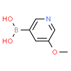 ChemSpider 2D Image | 5-Methoxypyridine-3-boronic acid | C6H8BNO3