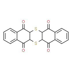 ChemSpider 2D Image | 5a,6a,12a,13a-Tetrahydrodibenzo[b,i]thianthrene-5,7,12,14-tetrone | C20H12O4S2