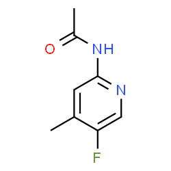 ChemSpider 2D Image | N-(5-Fluoro-4-methyl-2-pyridinyl)acetamide | C8H9FN2O