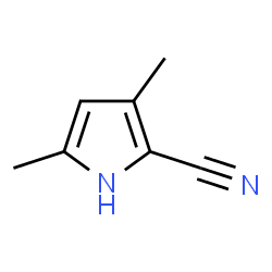 ChemSpider 2D Image | 3,5-Dimethylpyrrole-2-carbonitrile | C7H8N2