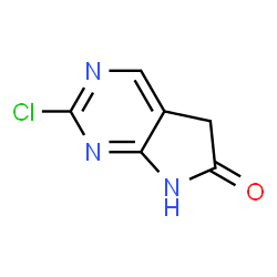 ChemSpider 2D Image | 2-Chloro-1,5-dihydro-6H-pyrrolo[2,3-d]pyrimidin-6-one | C6H4ClN3O