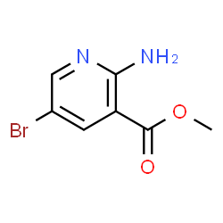 ChemSpider 2D Image | Methyl 2-amino-5-bromopyridine-3-carboxylate | C7H7BrN2O2