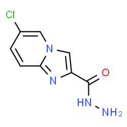 ChemSpider 2D Image | 6-Chloroimidazo[1,2-a]pyridine-2-carbohydrazide | C8H7ClN4O