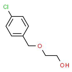 ChemSpider 2D Image | 2-[(4-Chlorobenzyl)oxy]ethanol | C9H11ClO2