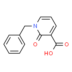 ChemSpider 2D Image | 1-Benzyl-2-oxo-1,2-dihydro-3-pyridinecarboxylic acid | C13H11NO3