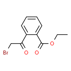 ChemSpider 2D Image | Ethyl 2-(bromoacetyl)benzoate | C11H11BrO3
