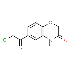 ChemSpider 2D Image | 6-(Chloroacetyl)-2H-1,4-benzoxazin-3(4H)-one | C10H8ClNO3
