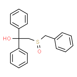 ChemSpider 2D Image | 2-(Benzylsulfinyl)-1,1-diphenylethanol | C21H20O2S