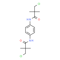 ChemSpider 2D Image | N,N'-1,4-Phenylenebis(3-chloro-2,2-dimethylpropanamide) | C16H22Cl2N2O2
