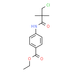 ChemSpider 2D Image | Ethyl 4-[(3-chloro-2,2-dimethylpropanoyl)amino]benzoate | C14H18ClNO3