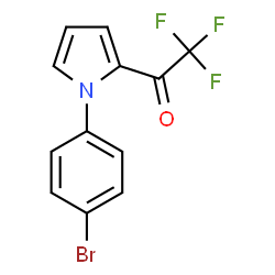 ChemSpider 2D Image | 1-[1-(4-Bromophenyl)-1H-pyrrol-2-yl]-2,2,2-trifluoroethanone | C12H7BrF3NO