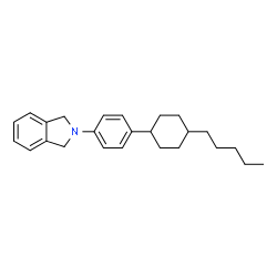 ChemSpider 2D Image | 2-[4-(4-Pentylcyclohexyl)phenyl]isoindoline | C25H33N