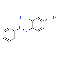 ChemSpider 2D Image | 4-PHENYLAZO-M-PHENYLENEDIAMINE | C12H12N4