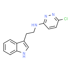 ChemSpider 2D Image | 6-Chloro-N-[2-(1H-indol-3-yl)ethyl]-3-pyridazinamine | C14H13ClN4