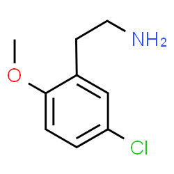 ChemSpider 2D Image | 5-Chloro-2-methoxybenzeneethanamine | C9H12ClNO