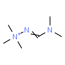 ChemSpider 2D Image | 2-[(Dimethylamino)methylene]-1,1,1-trimethylhydrazinium | C6H16N3
