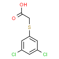 ChemSpider 2D Image | [(3,5-Dichlorophenyl)sulfanyl]acetic acid | C8H6Cl2O2S