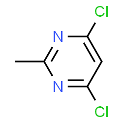 ChemSpider 2D Image | 4,6-Dichloro-2-methylpyrimidine | C5H4Cl2N2