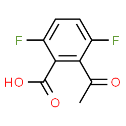 ChemSpider 2D Image | 2-Acetyl-3,6-difluorobenzoic acid | C9H6F2O3