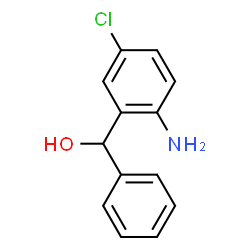 ChemSpider 2D Image | (2-Amino-5-chlorophenyl)(phenyl)methanol | C13H12ClNO
