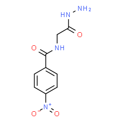 ChemSpider 2D Image | N-(2-Hydrazino-2-oxoethyl)-4-nitrobenzamide | C9H10N4O4