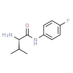 ChemSpider 2D Image | N-(4-Fluorophenyl)-L-valinamide | C11H15FN2O