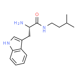 ChemSpider 2D Image | N-(3-Methylbutyl)-L-tryptophanamide | C16H23N3O