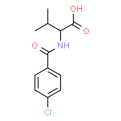 ChemSpider 2D Image | N-(4-Chlorobenzoyl)valine | C12H14ClNO3