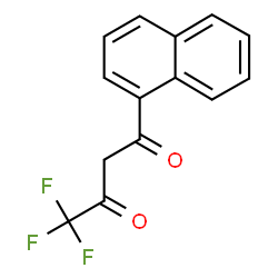 ChemSpider 2D Image | 4,4,4-Trifluoro-1-(1-naphthyl)-1,3-butanedione | C14H9F3O2