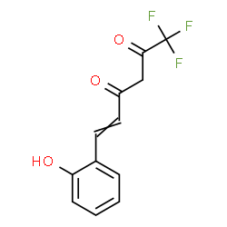 ChemSpider 2D Image | 1,1,1-Trifluoro-6-(2-hydroxyphenyl)-5-hexene-2,4-dione | C12H9F3O3