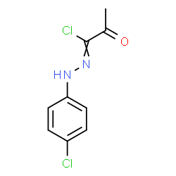 ChemSpider 2D Image | N-(4-Chlorophenyl)-2-oxopropanehydrazonoyl chloride | C9H8Cl2N2O