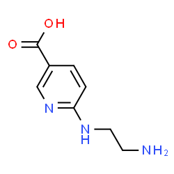 ChemSpider 2D Image | 6-[(2-Aminoethyl)amino]nicotinic acid | C8H11N3O2