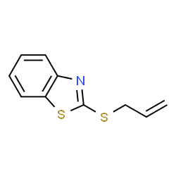 ChemSpider 2D Image | 2-(Allylsulfanyl)-1,3-benzothiazole | C10H9NS2