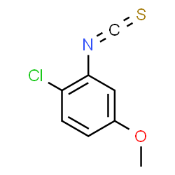 ChemSpider 2D Image | 1-Chloro-2-isothiocyanato-4-methoxybenzene | C8H6ClNOS