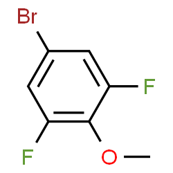 ChemSpider 2D Image | 5-Bromo-1,3-difluoro-2-methoxybenzene | C7H5BrF2O