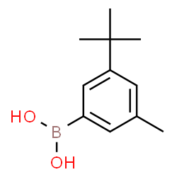 ChemSpider 2D Image | (3-T-BUTYL-5-METHYLPHENYL)BORONIC ACID | C11H17BO2