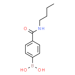 ChemSpider 2D Image | (4-(Butylcarbamoyl)phenyl)boronic acid | C11H16BNO3