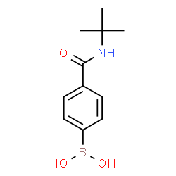 ChemSpider 2D Image | (4-(tert-Butylcarbamoyl)phenyl)boronic acid | C11H16BNO3