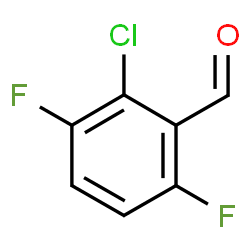 ChemSpider 2D Image | 2-Chloro-3,6-difluorobenzaldehyde | C7H3ClF2O