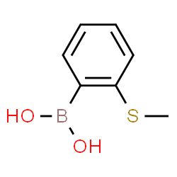 ChemSpider 2D Image | 2-(Methylthio)phenylboronic acid | C7H9BO2S