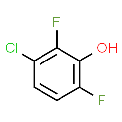 ChemSpider 2D Image | 3-Chloro-2,6-difluorophenol | C6H3ClF2O