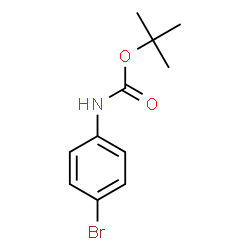 ChemSpider 2D Image | tert-butyl (4-bromophenyl)carbamate | C11H14BrNO2