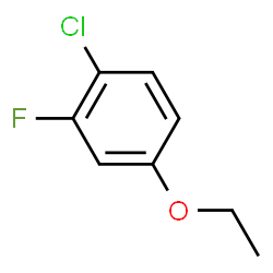 ChemSpider 2D Image | 4-Chloro-3-fluorophenetole | C8H8ClFO