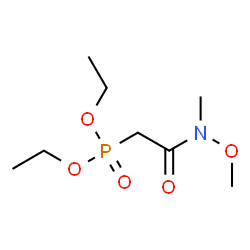 ChemSpider 2D Image | Diethyl N-methoxy-N-methylphosphonoacetamide | C8H18NO5P