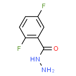 ChemSpider 2D Image | 2,5-Difluorobenzohydrazide | C7H6F2N2O
