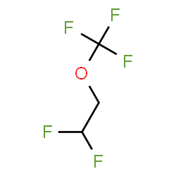 ChemSpider 2D Image | 1,1-Difluoro-2-(trifluoromethoxy)ethane | C3H3F5O