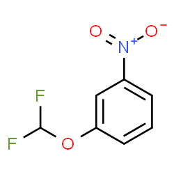 ChemSpider 2D Image | 3-(Difluoromethoxy)nitrobenzene | C7H5F2NO3
