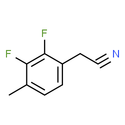 ChemSpider 2D Image | (2,3-Difluoro-4-methylphenyl)acetonitrile | C9H7F2N